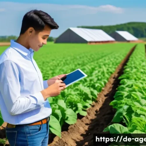 농업환경기술자 경력 쌓기 좋은 회사 리스트 - **Prompt: Agritech Innovation in a Sustainable Farm Setting**
    "A vibrant, sunny outdoor scene de...