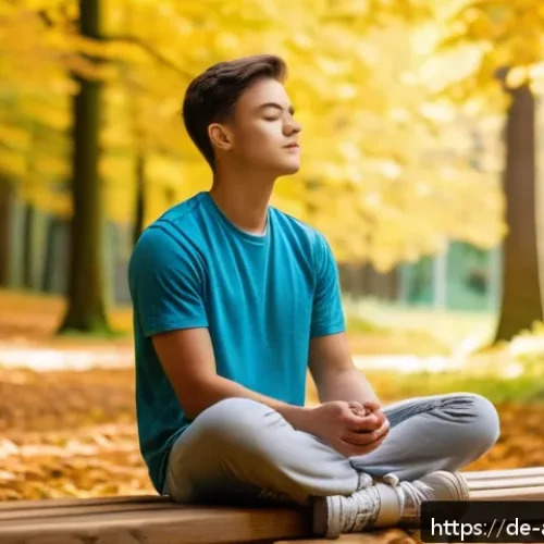 농업환경기술자 시험 후 회복 및 재정비 - A young adult student taking a mindful break outdoors after exam stress, sitting peacefully on a woo...